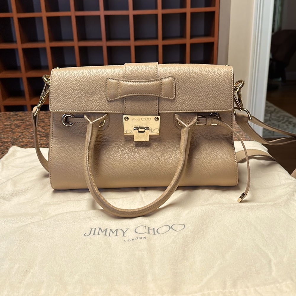 Tan Jimmy Choo purse 👜